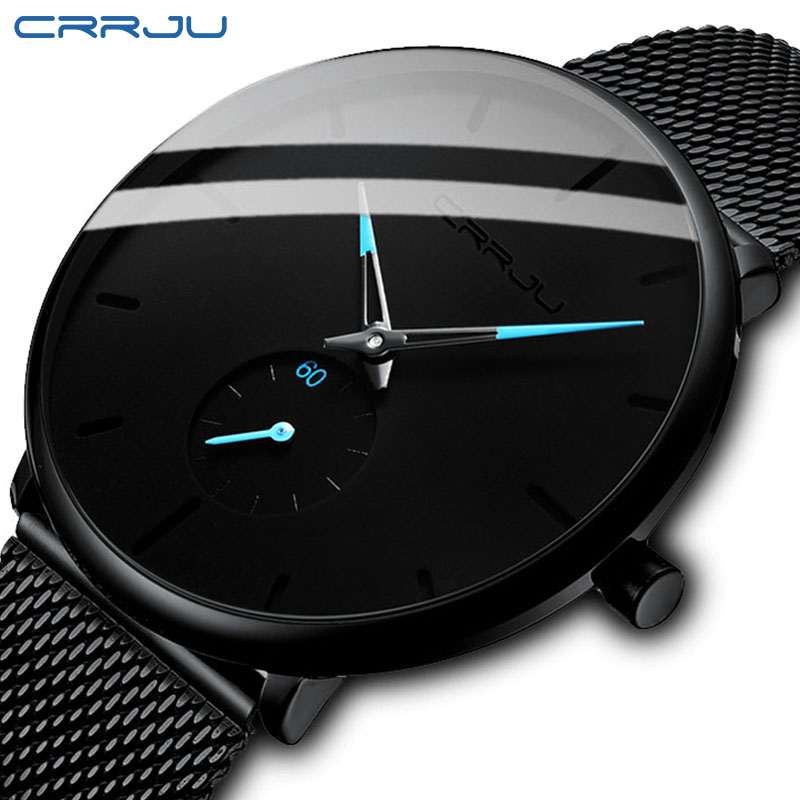 Relógios Masculinos CRRJU Marca Original Casual À Prova D'água 2150 XG