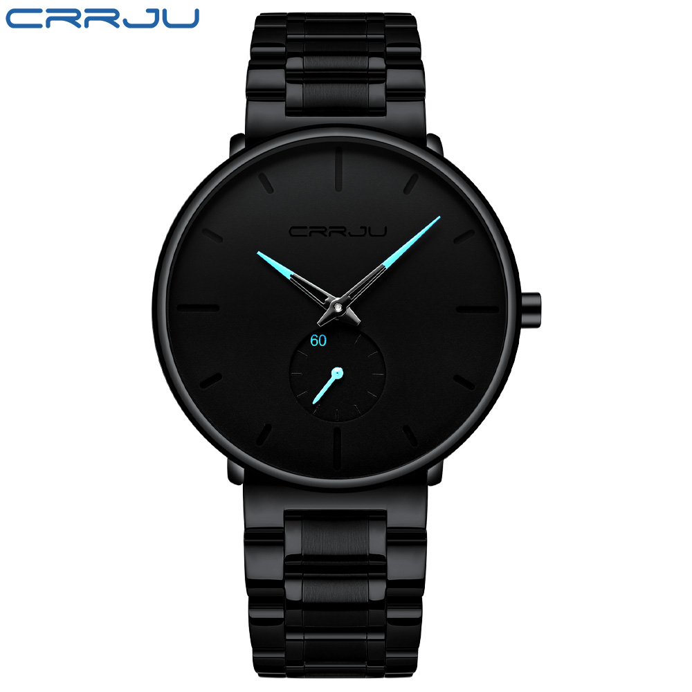 Relógios Masculinos CRRJU Luxo Marca Original Casual à prova d'água Esporte Quartzo Relógio 2150SLX - Watches