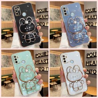 Capa Redmi Note 8T Note 5 Note 5 Pro 5 plus Note 6 Pro Note 6 Note 7 Note 7 Pro Note 8 Note 8 Pro Straight edge electroplated rabbit lens phone case