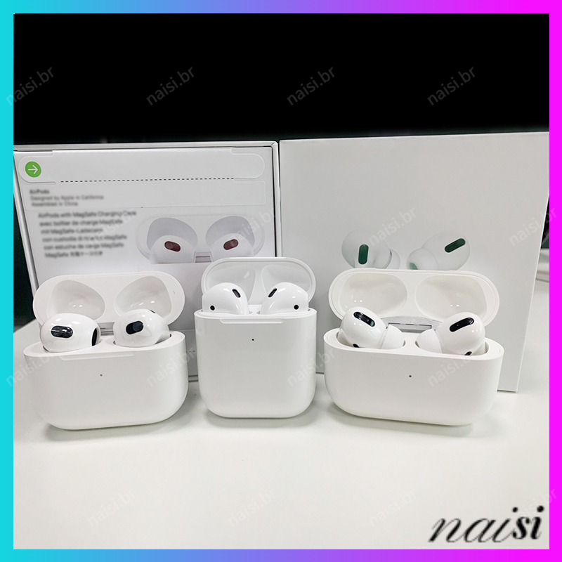 (Entrega 24H)Fone de Ouvido Airpods Pro Sem Fio TWS Estéreo Baixo Pesado para apple ios android