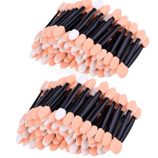 100Pcs Maquiagem Ferramenta Aplicadora De Esponja Para Sombra Dos Olhos De Cosmética em Oferta na Shopee