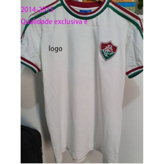 Camisa Branca do Fluminense 2014-15 Camisa vintage de alta qualidade S-4XL