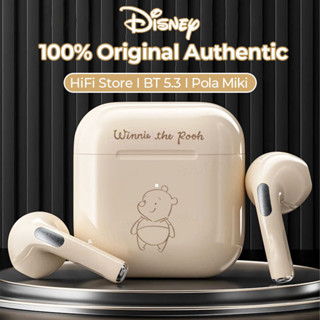 100% Original Disney Mini Pro4 Fone De Ouvido Sem Fio TWS Fone Bluetooth 5.3 HIFI Com Microfone À Prova D