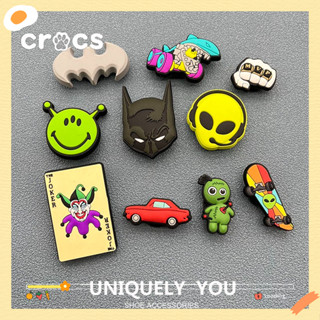 2023 Novo Croc jibbitz Fivela De Sapato Decorativa Encanta Divertidos Chinelos De Desenho Animado Flor Skate Alienígena
