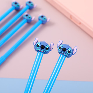 Novo Boneca De Silicone Stitch Star Pincel De Escrita Para Bebês Perguntas Rollerball Caneta Assinatura Fonte Escritório