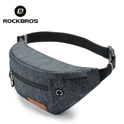 Saco De Ciclismo Rockbros Portátil De Cintura Lazer Três Camadas 1,5l Ombro Mensageiro Ajustável Para Bicicleta Acessórios