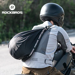 ROCKBROS Mochila Portátil Para Capacete De Motocicleta De Bolso De Rede Locomotiva Elétrica Veículos