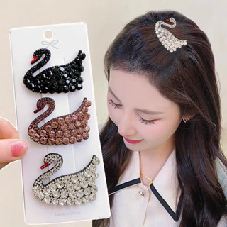 Clip de Cabelo Coreano Clip de Cabelo High-End Rhinestone Inlaid Side Clip Bangs Clip Acessórios de Cabelo Mulheres