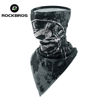 ROCKBROS Ice Silk Headband Protetor Solar Máscara De Verão Para Motocicletas Toalha Triangular Ciclismo Ao Ar Livre