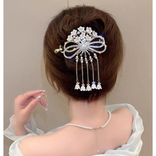 Clip De Cabelo Coreano Lírio Do Vale Tassel Twist Acessórios Mulheres
