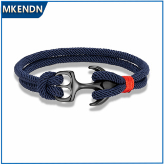 MKENDN Pulseiras De Âncora De Alta Qualidade Homens Mulheres Encantam Corda De Sobrevivência Náutica De Fio Duplo Pulseira De Aço Inoxidável em Oferta na Shopee