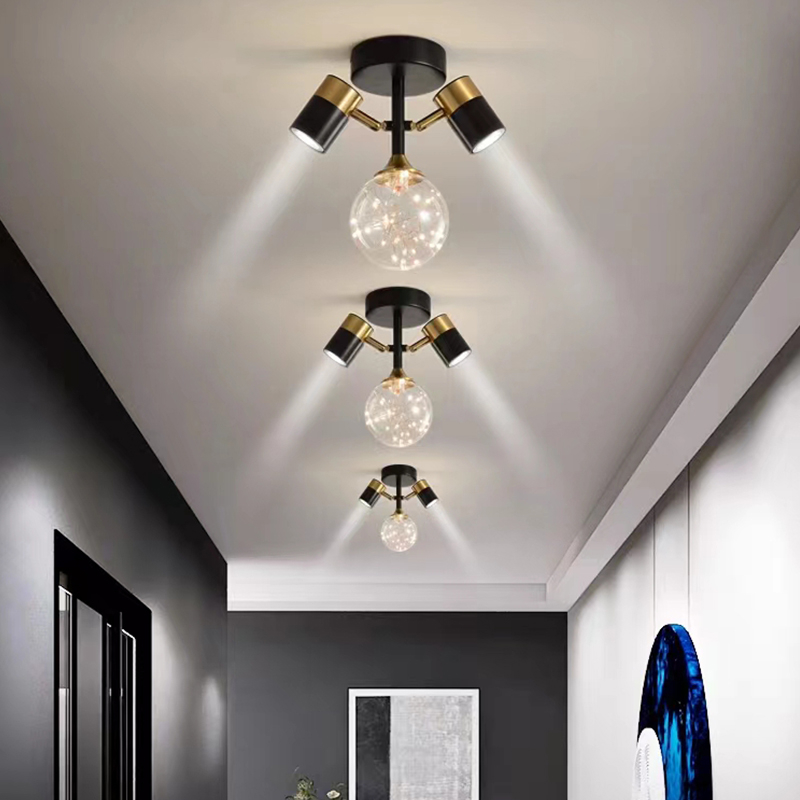 VIMI Luminária De Teto Minimalista Retro Lâmpada Do Lustre LED Corredor Decorativo Quarto Sala Estar