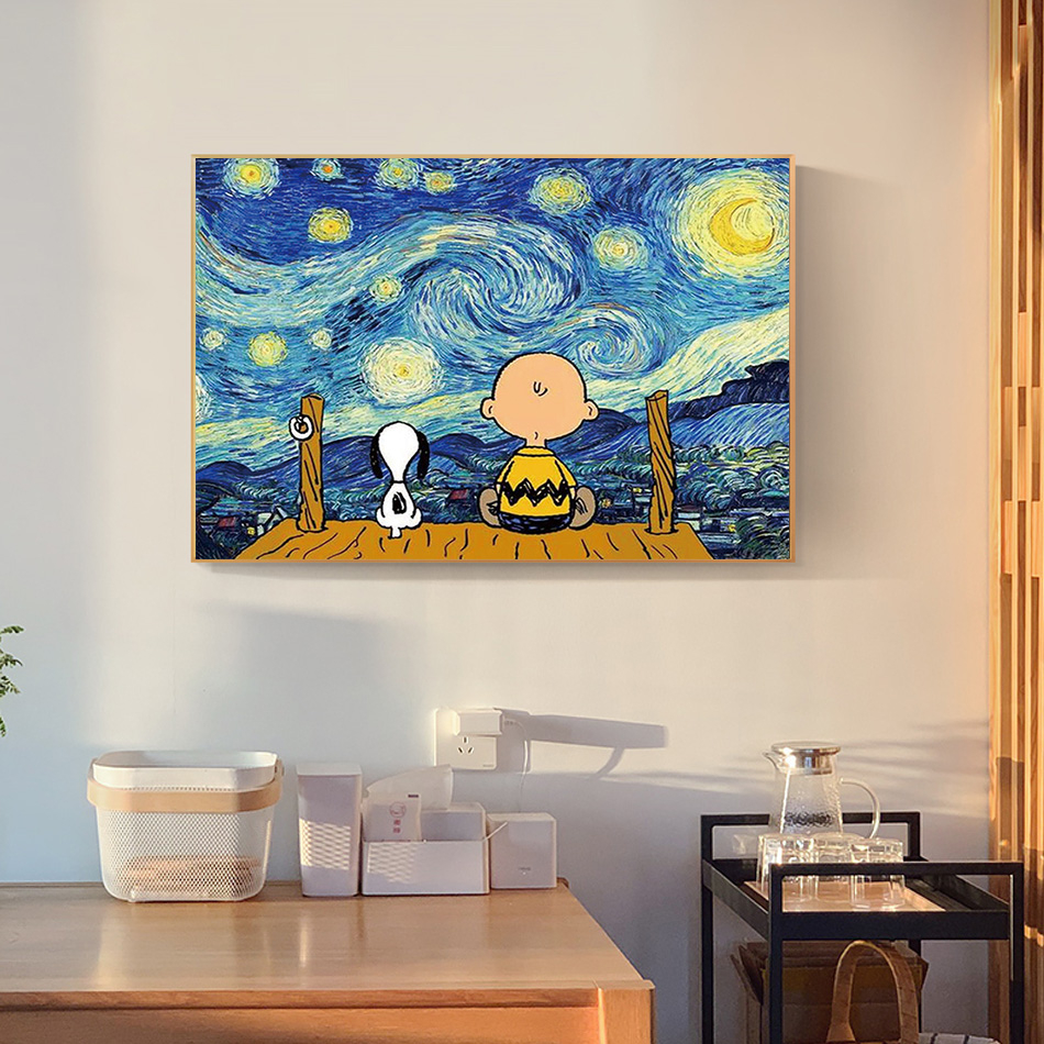 RUOPOTY Pintura Com Diamante Quadrado/Redondo Completo Cenário Estrelado 5d Diy Diamanteiro Kits De Arte Bordados À Mão Mosaico Presente em Oferta na Shopee