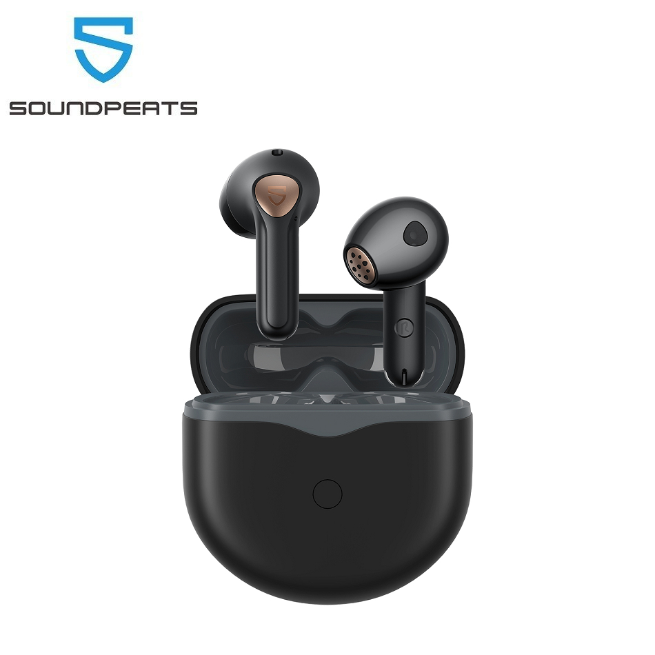 SoundPEATS Air4 Bluetooth 5.3 Conexão Sem Fio Multiponto Earbuds ANC Ruído AI Redução De Chamada apt - Audio