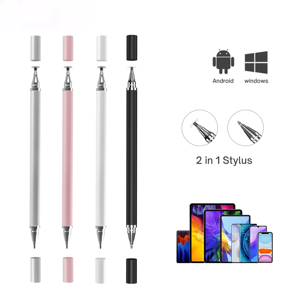 2 Em 1 Caneta Stylus Universal Desenho Tablet Tela De Toque Capacitivo Inteligente Lápis Para iOS Android Compatible For iPad A190