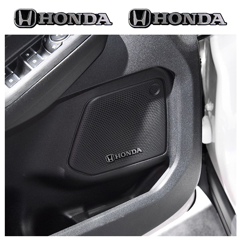 4pcs/10pcs Autocolante 3D Logotipo Do Carro Interior Para Honda Civic XR-V CR-Z CRV em Oferta na Shopee