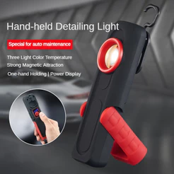 LED Luz De Detalhamento De Carro , Super Trabalho Inteligente E Brilhante Polimento Lâmpada Magnética , usb Amarela Recarregável Mão Segura Inspeção