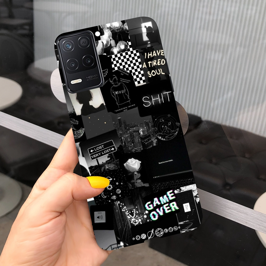 Realme 8 5G RMX3241/Narzo 30 5G RMX3242 Capa Slim Candy 2023 Novo Design Shlles Para Realme8 5G Caixa De Telefone - detalhe
