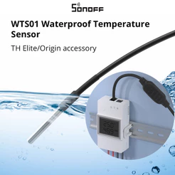 SONOFF WTS01 Sensor De Temperatura À Prova D'água Para A Série TH D'água Acessórios De Medição , Funciona Com O Interruptor Inteligente THELITE Wifi