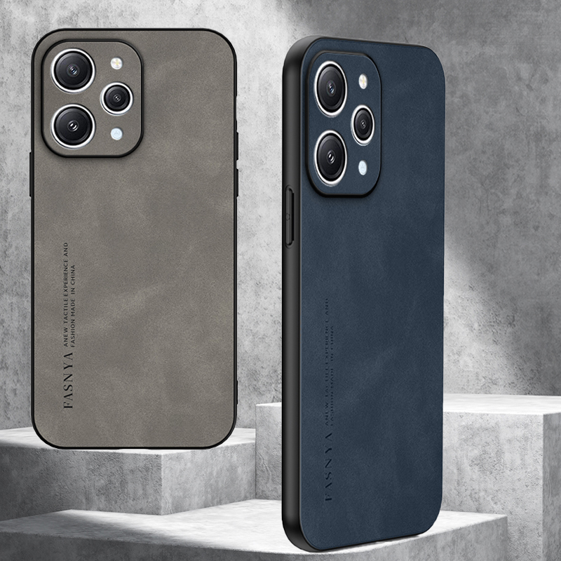 Estojo Para Homem Xiaomi Redmi 12 4G Estilo Comercial Minimalista Redmi12 2023 Sensação Amigável À Pele Capa Traseira Do Telefone em Oferta na Shopee