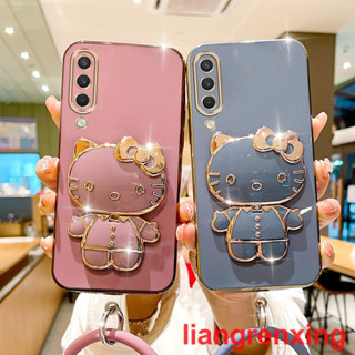 Capinha samsung a11 Capa samsung A10 A10S a11 a20s a30 a50 a70 a52 a51 a71 a50s a72 a52s 5g a20 De Celular Flexível De silicone Antichoque Cosmético Espelho Gato Desenho Animado Com Suporte DDKTM01