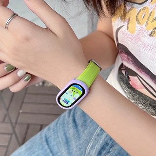 Bracelete De Silicone Para Xiaomi Mi Band 8 Case Correia De Textura De Couro Miband8 NFC Pulseira De Contraste SmartBand Cover