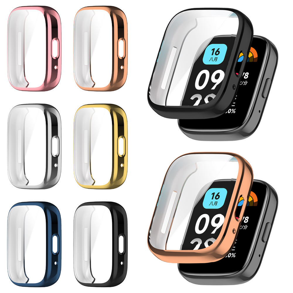 Capa Protetora De Silicone TPU Para Redmi Watch 5 Active 4 3 2 Lite / Poco Watch / Mi Watch Lite