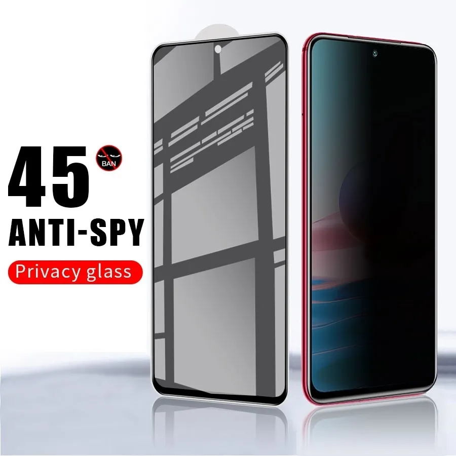 Película de vidro 3D Privativa Anti Spy Privacidade Para Xiaomi 13T 12T 11T Pro 14 13 12 11 Lite 5G NE Mi 11i 10T 9T 8 Pro 9 SE Lite A3