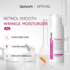 QUIYUM Retinol Hidratante Suave Rugas Suaves Apertar A Pele Hidratação Profunda 30g