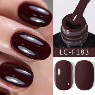 LILYCUTE 7ml Café Marrom Cores De Gel De Unhas Vernis Semi Permanente Arte Embebido Em Vernizes UV em Oferta na Shopee