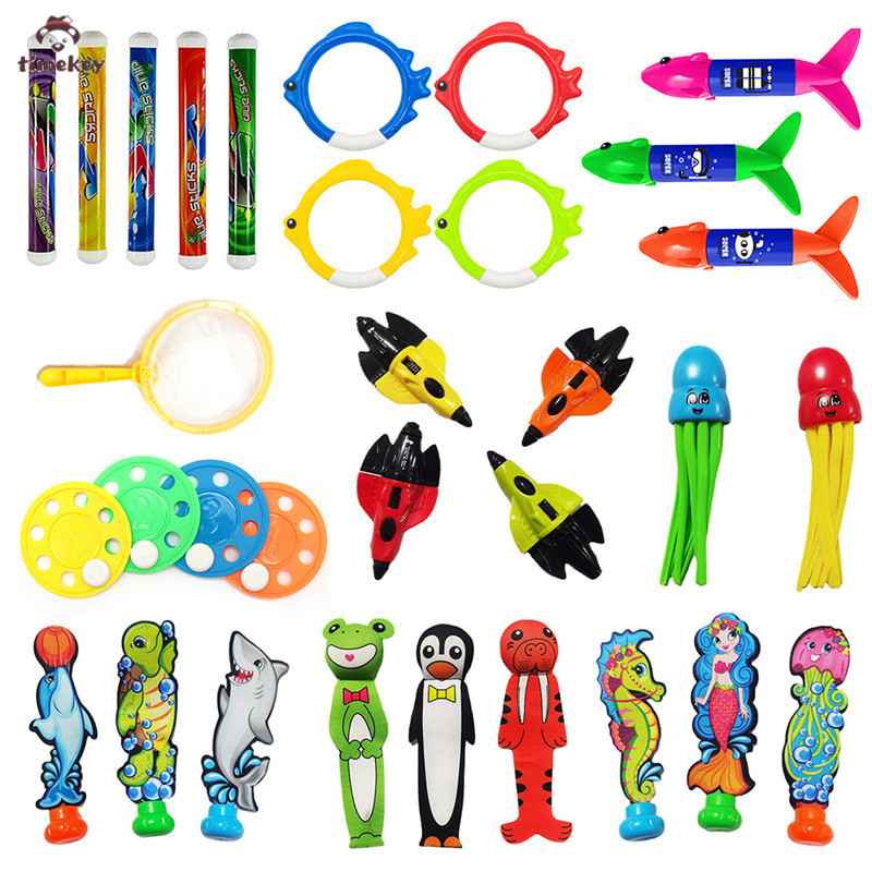 TK Brinquedos De Mergulho Para Piscinas Infantis Pingüins Sereia Caça Ao Tesouro Treinamento De Natação em Oferta na Shopee