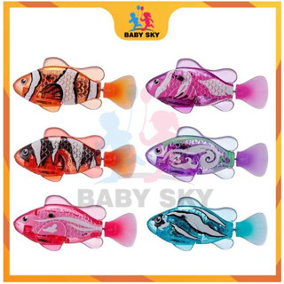 Robô Peixe Brinquedo De Natação robo Banho Bebê Gato Para Eletrônico Bi Gato De Peixe Elétrico Brinquedo Interativo Com Luz Água Natação Robô De Estimação Que Joga Brinquedos