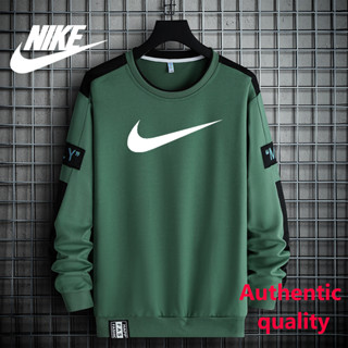 Camiseta de Pescoço Redondo Homem Hong Kong Estilo Pullover Top Pullover Top Outono Novo Estilo