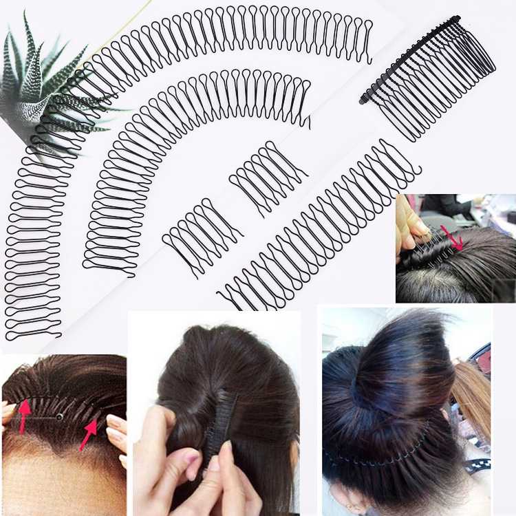 [Faixa Invisível Para Fixar A Parte De Trás Do Artefato De Acabamento Cabelo Quebrado Da Cabeça Fita Feminina Pentear Cabeleireiro Sem Costura
