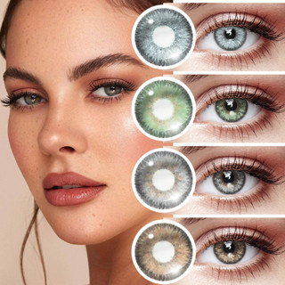 2pçs Lentes De Contato Coloridas 0.00 Graus