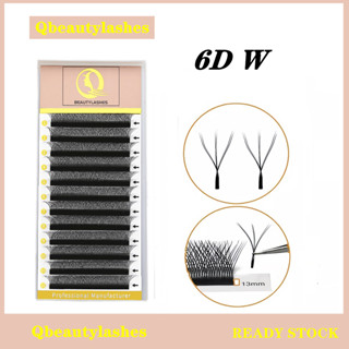 Qbeautylashes cílios 6dw 0.07 cilios para extensão cílios 6d volume brasileiro Extensão de cílios