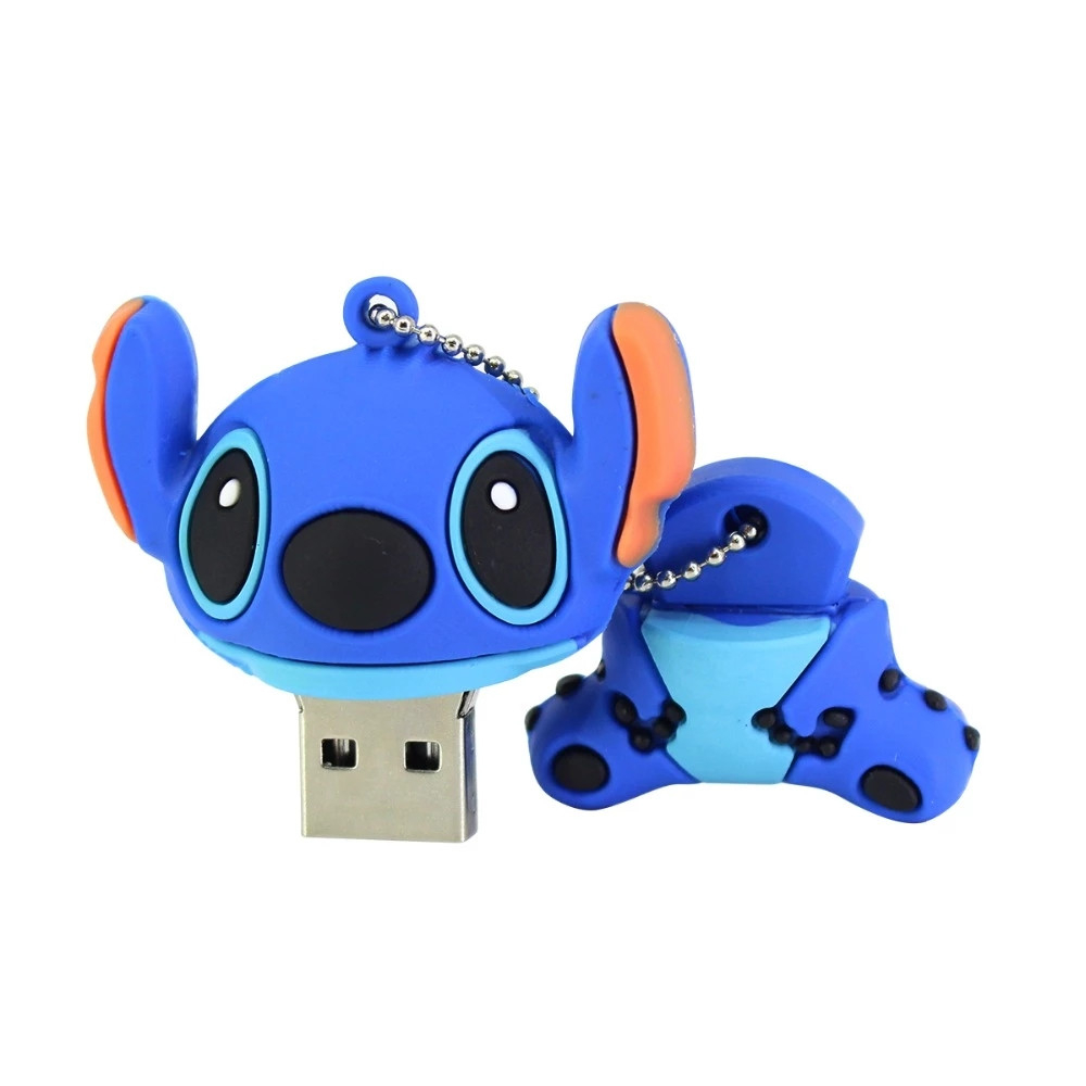 Stitzer 128GB Unidade USB Estável De Alta Velocidade Cartoon Silicone Cute Flash Drive Universal Computador Telefone