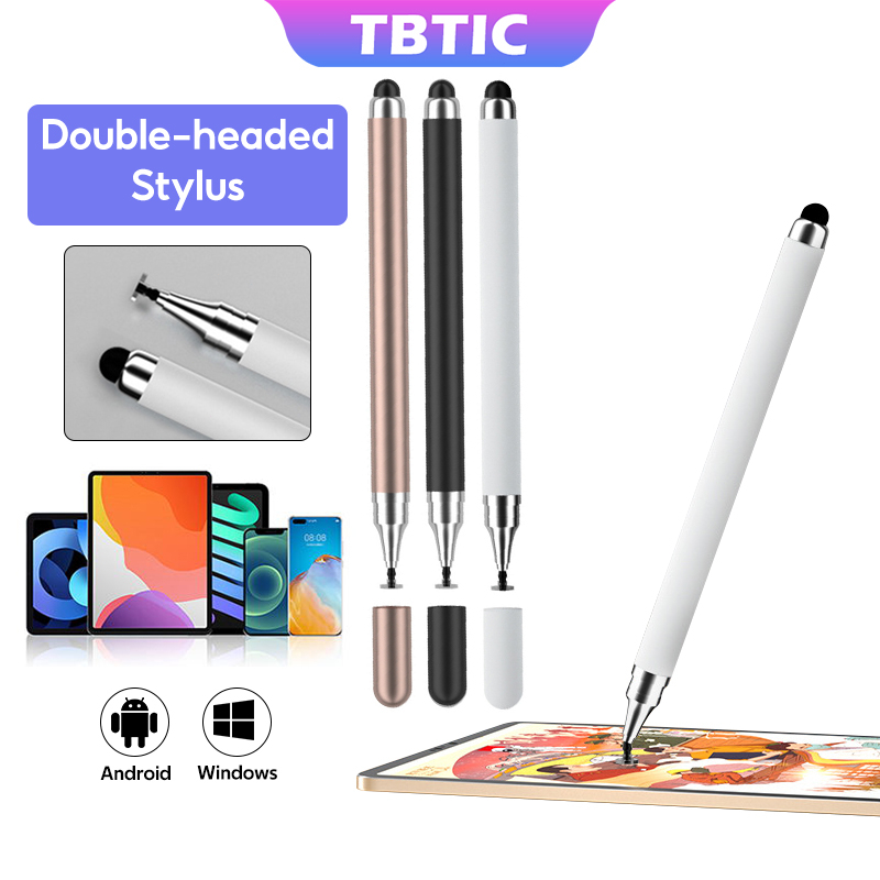Caneta Stylus TBTIC 2 Em 1 Para Android iPhone iPad Tablet Phone Samsung Touch Drawing Pen