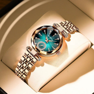 Novo Estilo Moda Leve Luxo Ins Style Steel Band Watch Relógio Feminino Personalizado De Quartzo