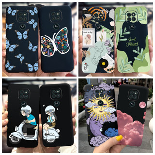 Para Moto Motorola G9 Mala De Jogo Popular Butterfly Art Pintada Com Borboleta Capa Traseira Em Silicone Macia G 9 G9Play XT2083 Caixa