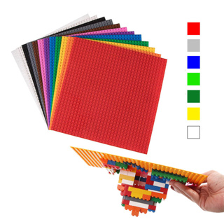 Placa de bloco de construção Base de bloco de construção de partículas pequenas Placa de Base de bloco de construção diy Montagem de brinquedo Figura pequena Base de brinquedo Placa traseira Placa de plástico multicolorida firme em Oferta na Shopee