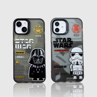 Maré Marca Star Wars 3D Moldura Espelhada Caixa De Telefone Para iphone 14 13 12 11 pro Plus X XR XS Max Capa Macia De Alta Qualidade