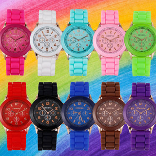 Relógio De Quartzo Unisexo Feminino De Silicone Pulso