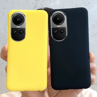 Para OPPO Reno 10/Pro Plus Caixa De Silicone De Cor De Bombom Reno10 + Shell