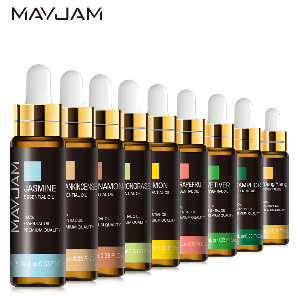 MAYJAM 10ML Óleos Essenciais De Lavanda Umidificadores De Qualidade Premium Para Aromaterapia