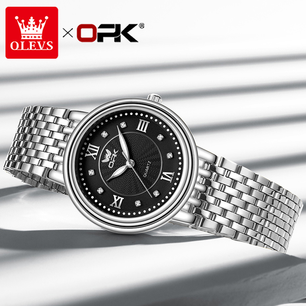 OLEVS 6005 relogio masculino a prova d água original luxo Acero inoxidable com caixa - Watches