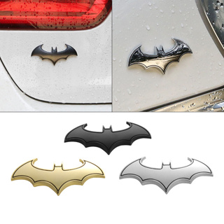 1Pc 3D Metal Bat Car Sticker Autocolante Logotipo Emblema Decalques De Motocicleta Decoração Automotiva DIY em Oferta na Shopee