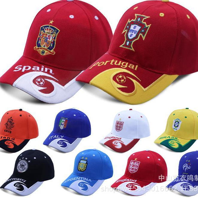 Boné Europa País Brasil Reino Unido Itália Alemanha França Holanda Espanha Portugal Coleção De Lembranças em Oferta na Shopee