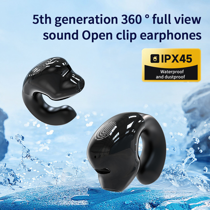 Fones De Ouvido Sem Fio Bluetooth 5.3 Com Microfone Fone Handsfree TWS À Prova D'água