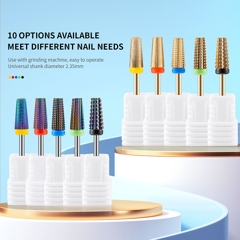 Cabeça De Polimento De Aço Tungstênio Broca De Pregos Para Manicure Ferramentas Uso